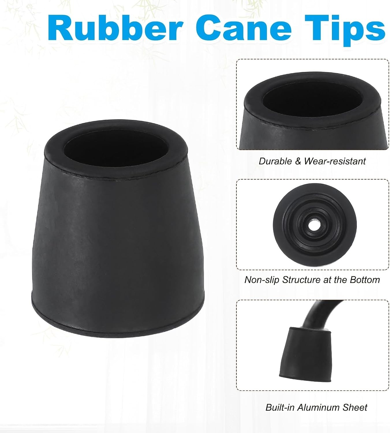 Quad Cane Tips, Walking Cane Accessories