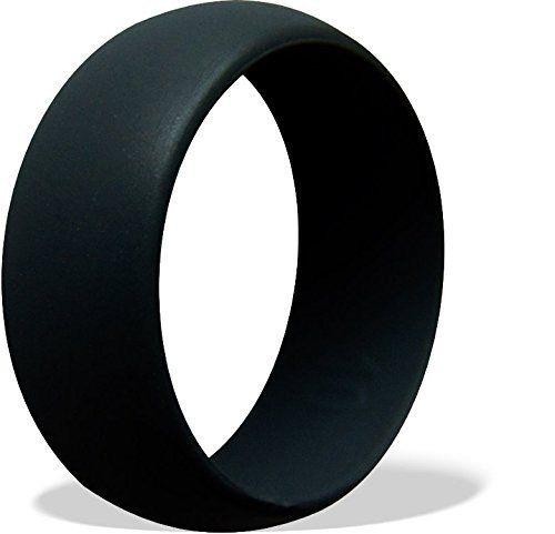 Flexible Rubber Silicone Wedding Ring Band  Men Women Hypoallergenic New