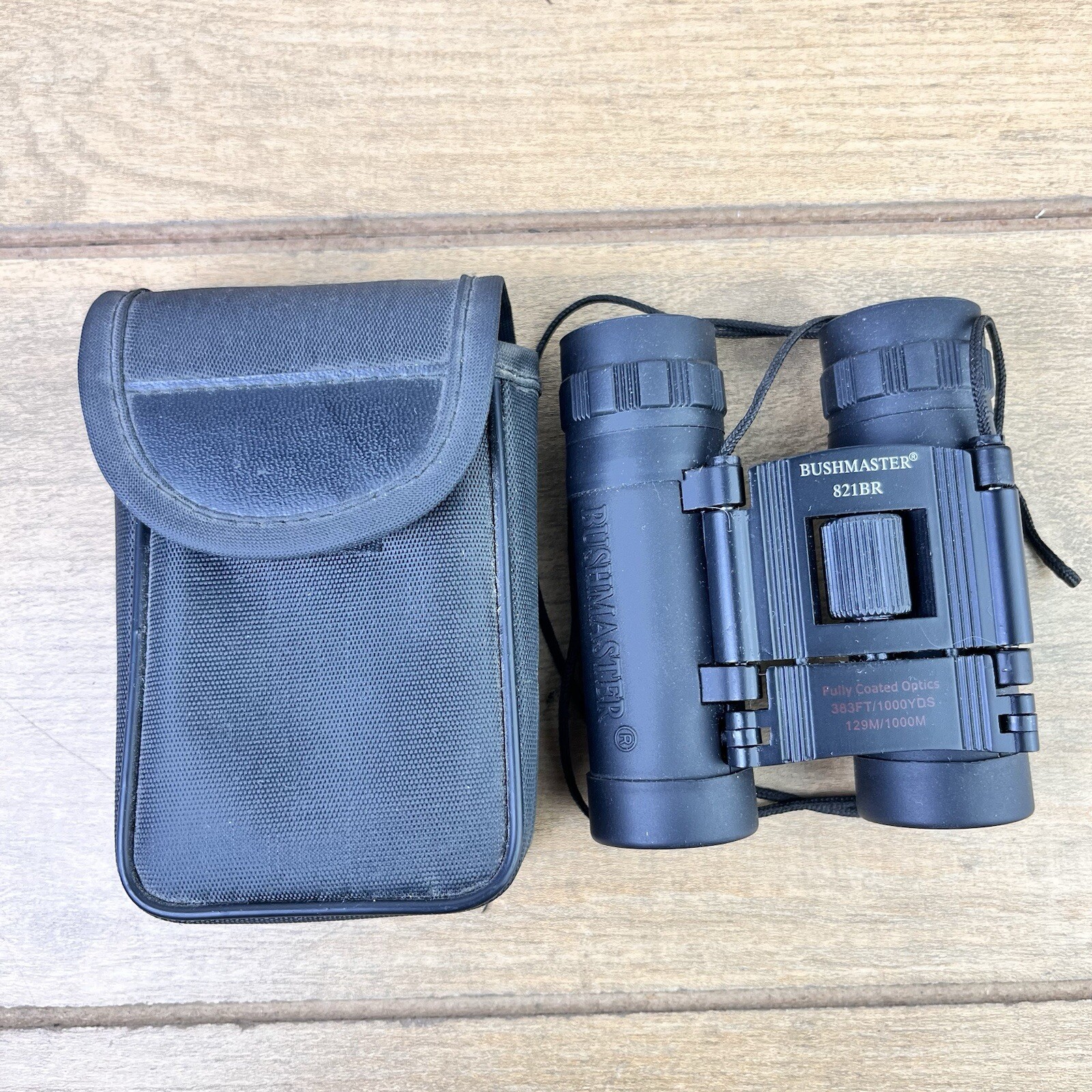 BUSHMASTER 821BR BINOCULARS FULLY COATED OPTICS 1000M 100 YARDS W/CASE