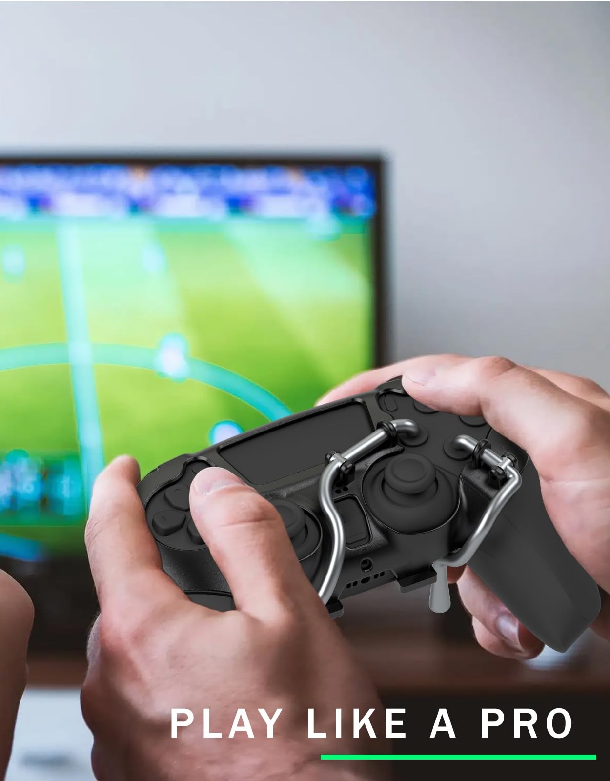 FPS Mechanical Paddles Attachment for PS5 Controller - Back Buttons, Black