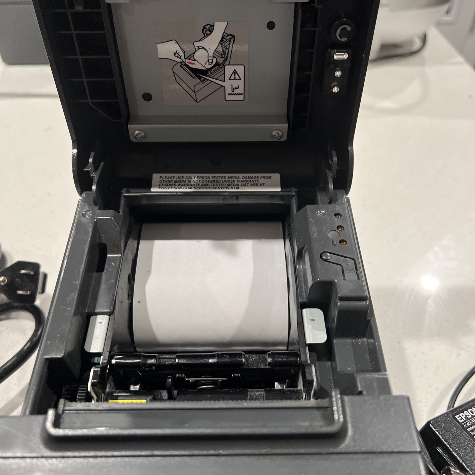 TESTED Epson TM-T20III POS Receipt Printer