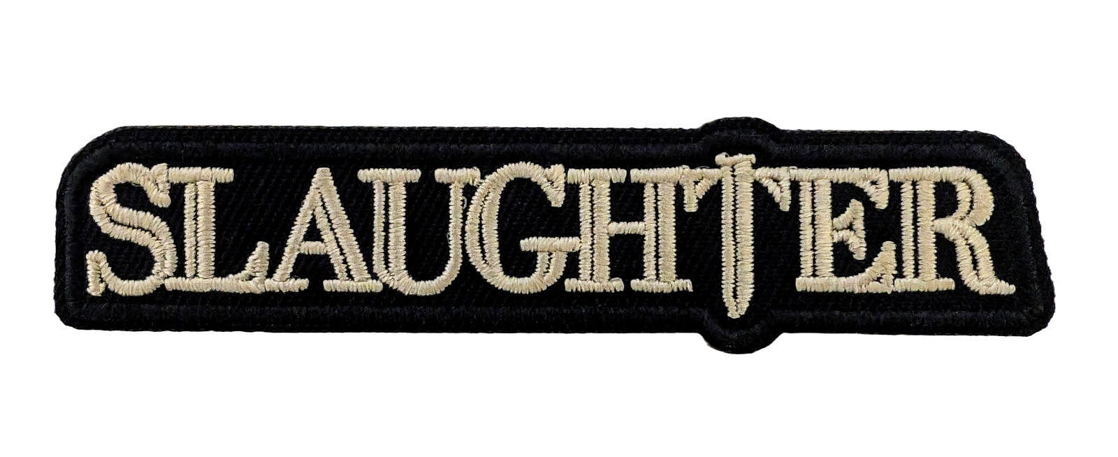 Slaughter Patch, Slaughter Iron On Band Patch