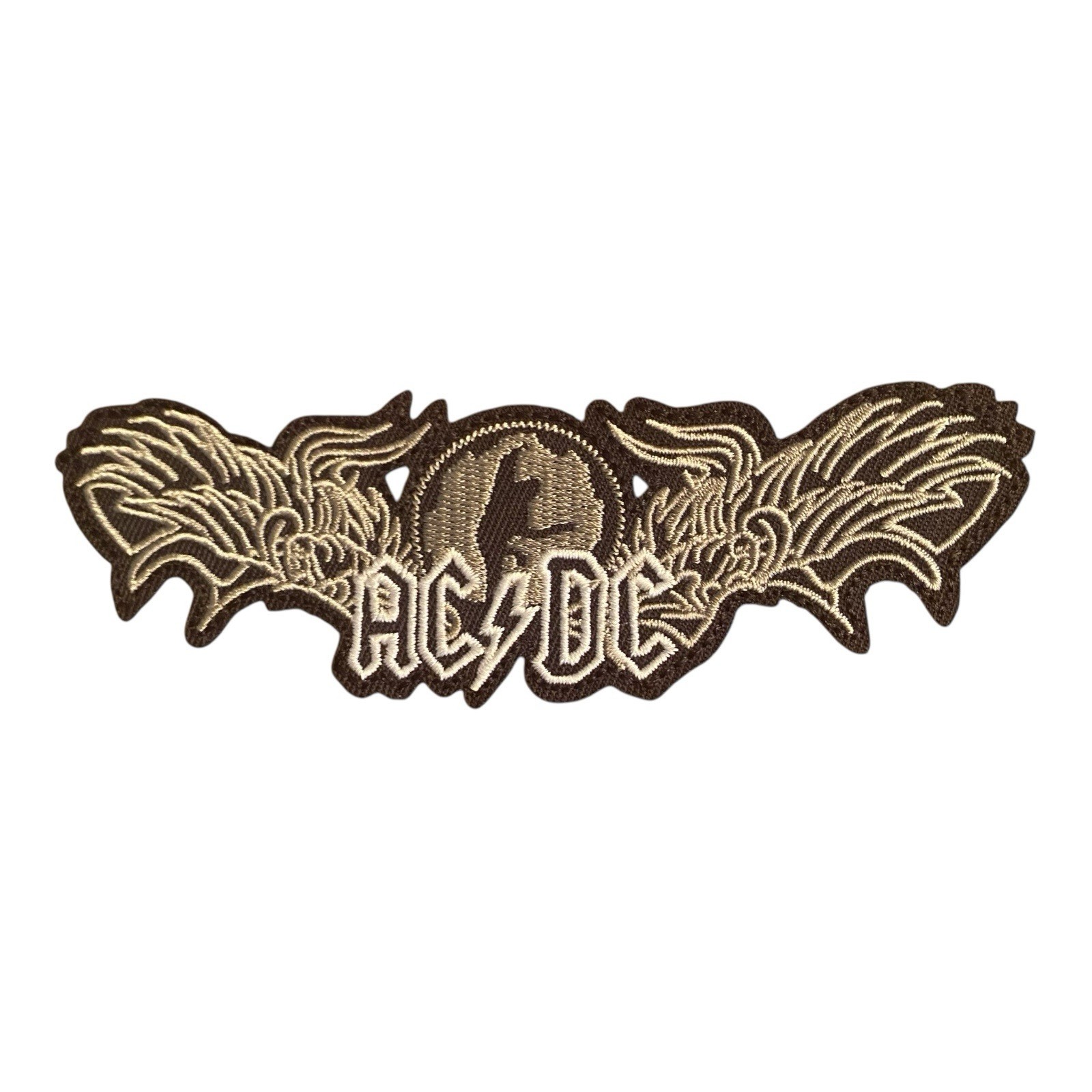 AC/DC  BLACK ICE  COOL!! EMBROIDERED IRON ON PATCH +1 FREE MUSIC STICKER