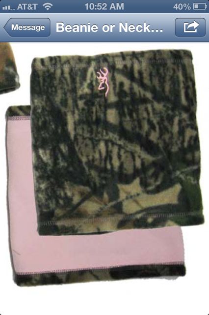 Browning Womens Camo Reversible Fleece Neck Gator Mossy Oak New Break-Up/Pink