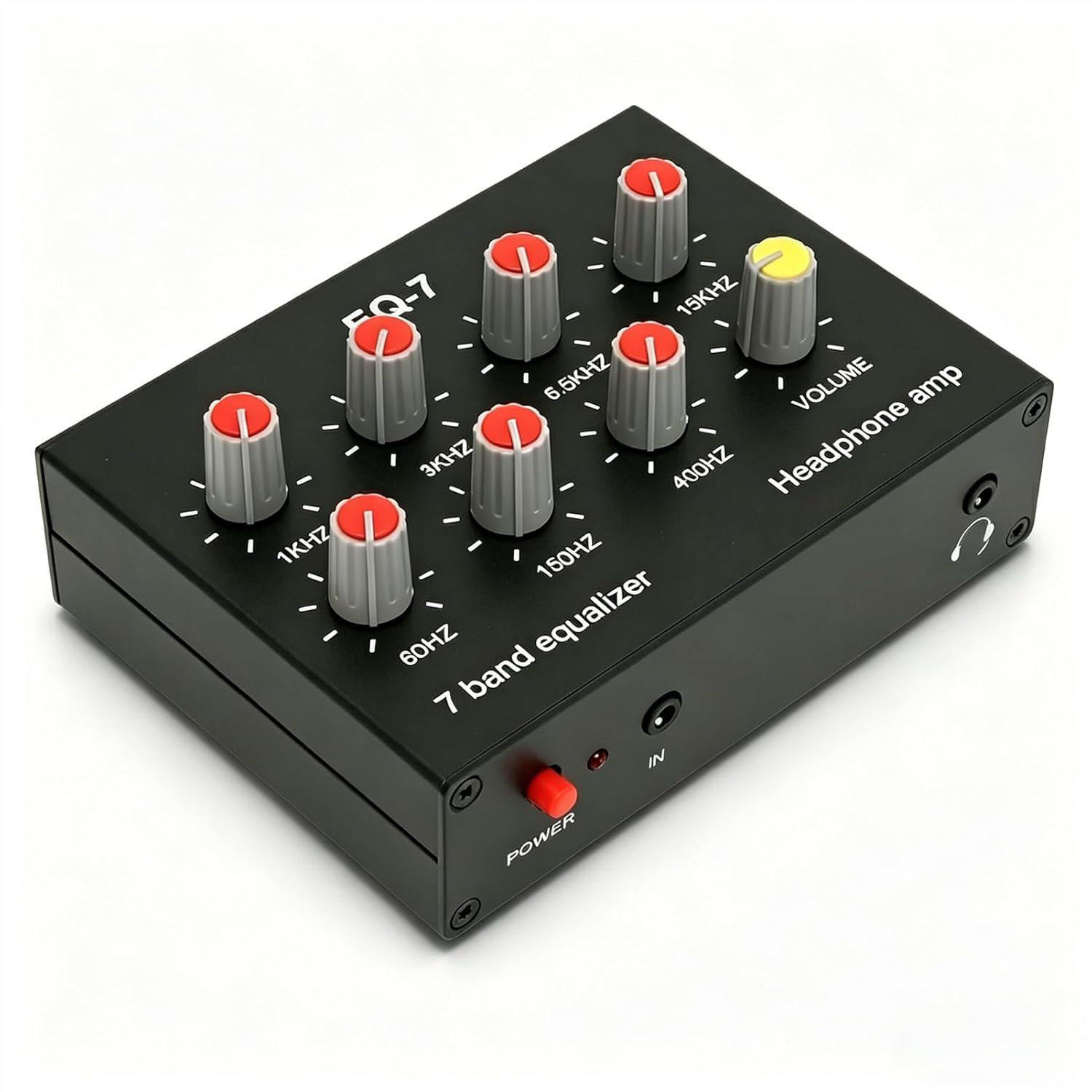 EQ-7 Dual Channel Audio Equalizer with 7 Bands and 12dB Bass Boost