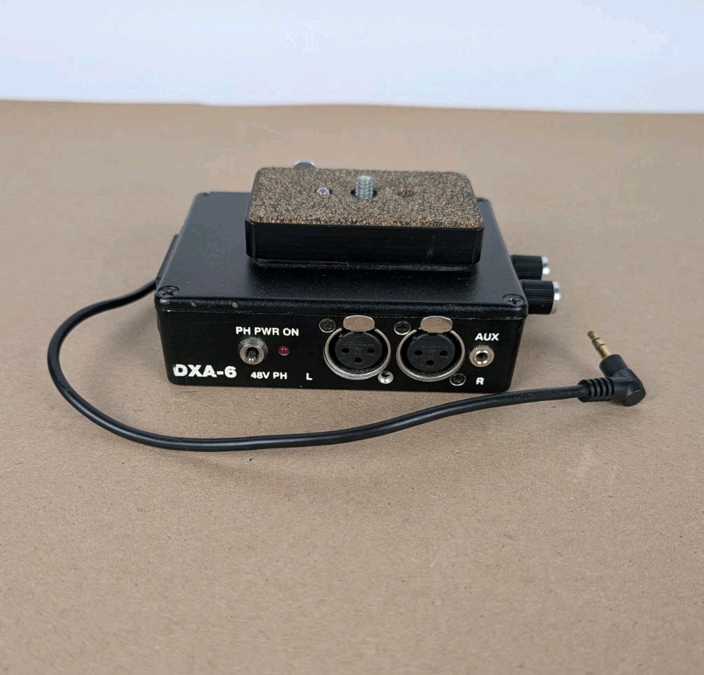 VINTAGE BEACH TEK DXA-6 CAMCORDER XLR AUDIO CONTROL ADAPTER WORKS