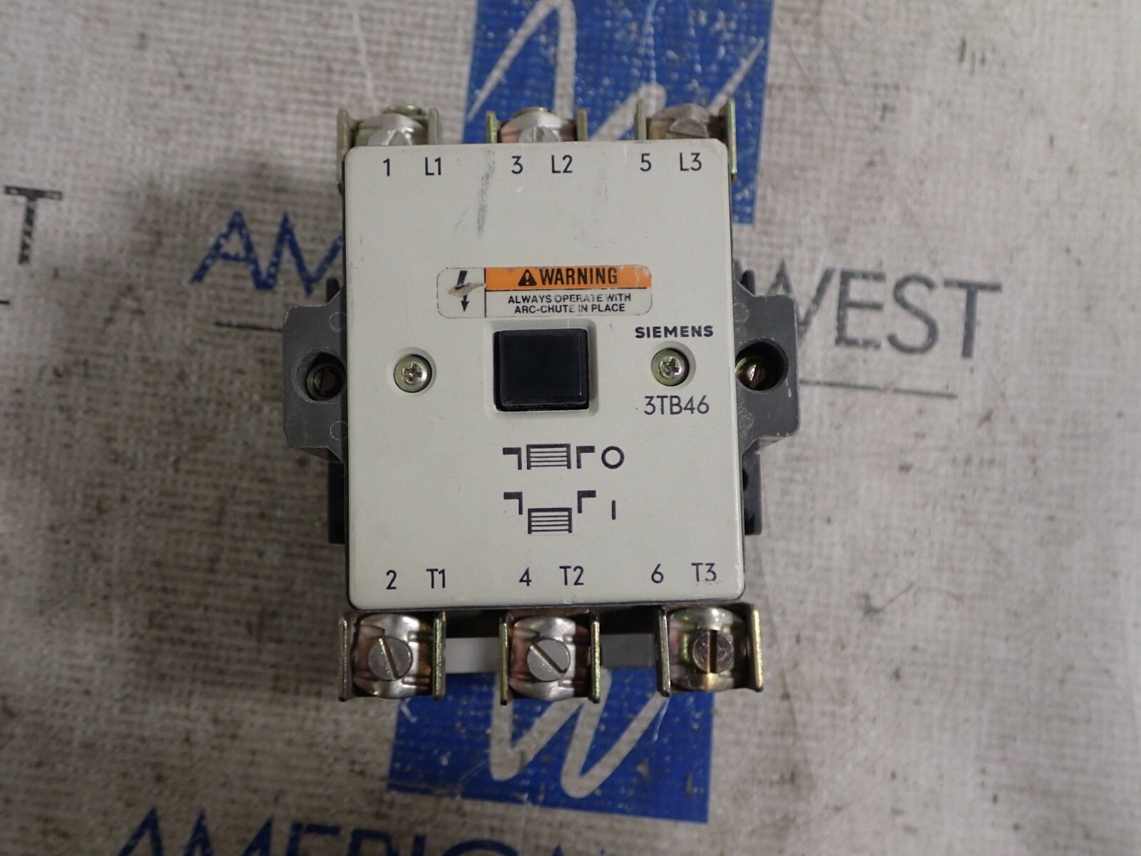 Siemens Contactor 3TB4617-OA  Size 2  63 Amp 600V  120V Coil -TESTED