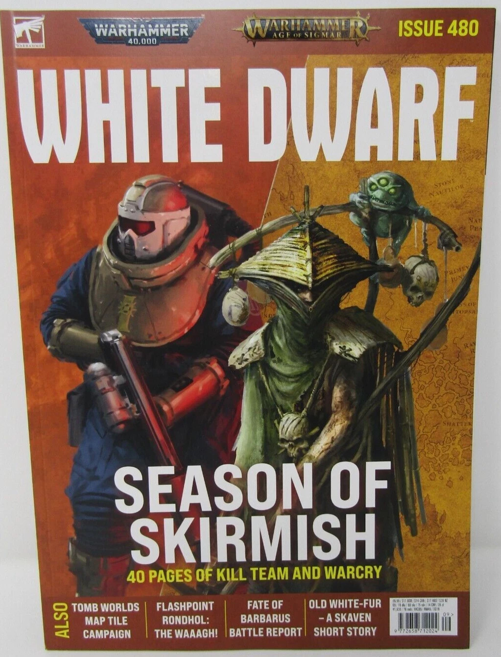 WHITE DWARF ISSUE 480 WARHAMMER MAGAZINE    Brand New / Free Ship