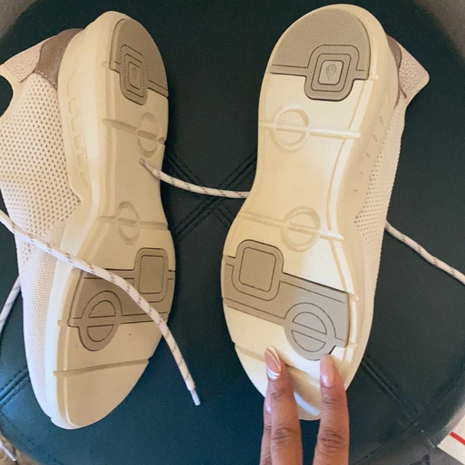 White Mesh Sanctuary Sneakers