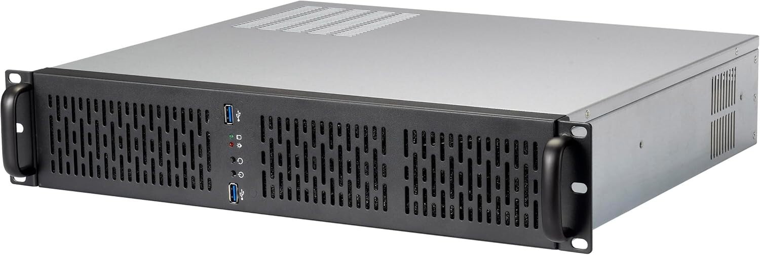 Premium 2U Rackmount Server Case with High-Density Cooling & Expandable Storage
