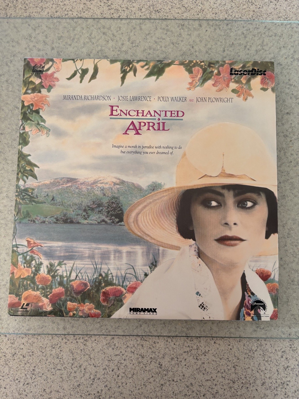 Enchanted April LaserDisc 1992 Romance Drama Miramax Paramount Widescreen