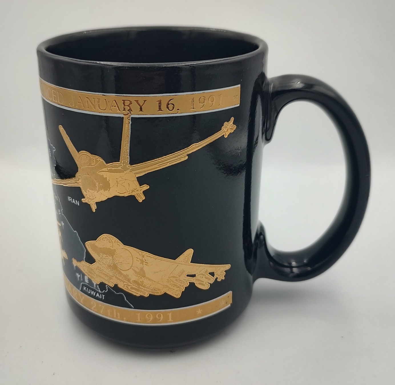 Kapan-Kent Co.vOperation Desert Storm 22K Gold Coffee Mug