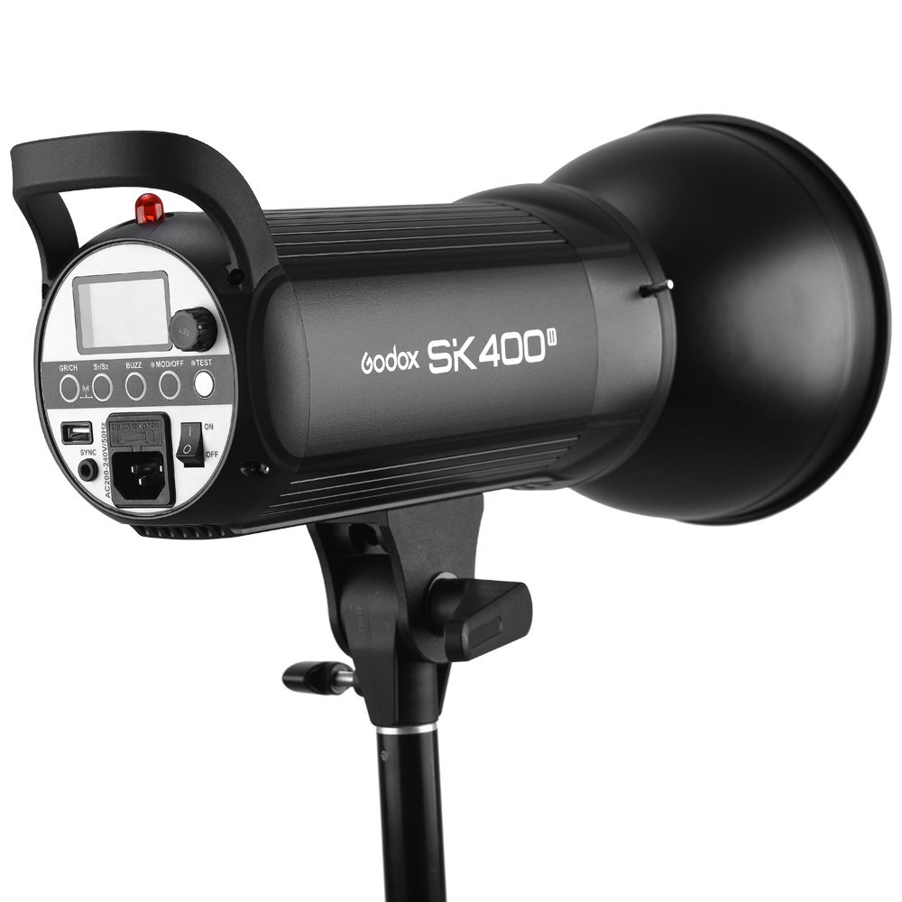 US 2*Godox SK400II Studio Flash Stroble Head+120cm Softbox Stand+X2T Trigger Kit