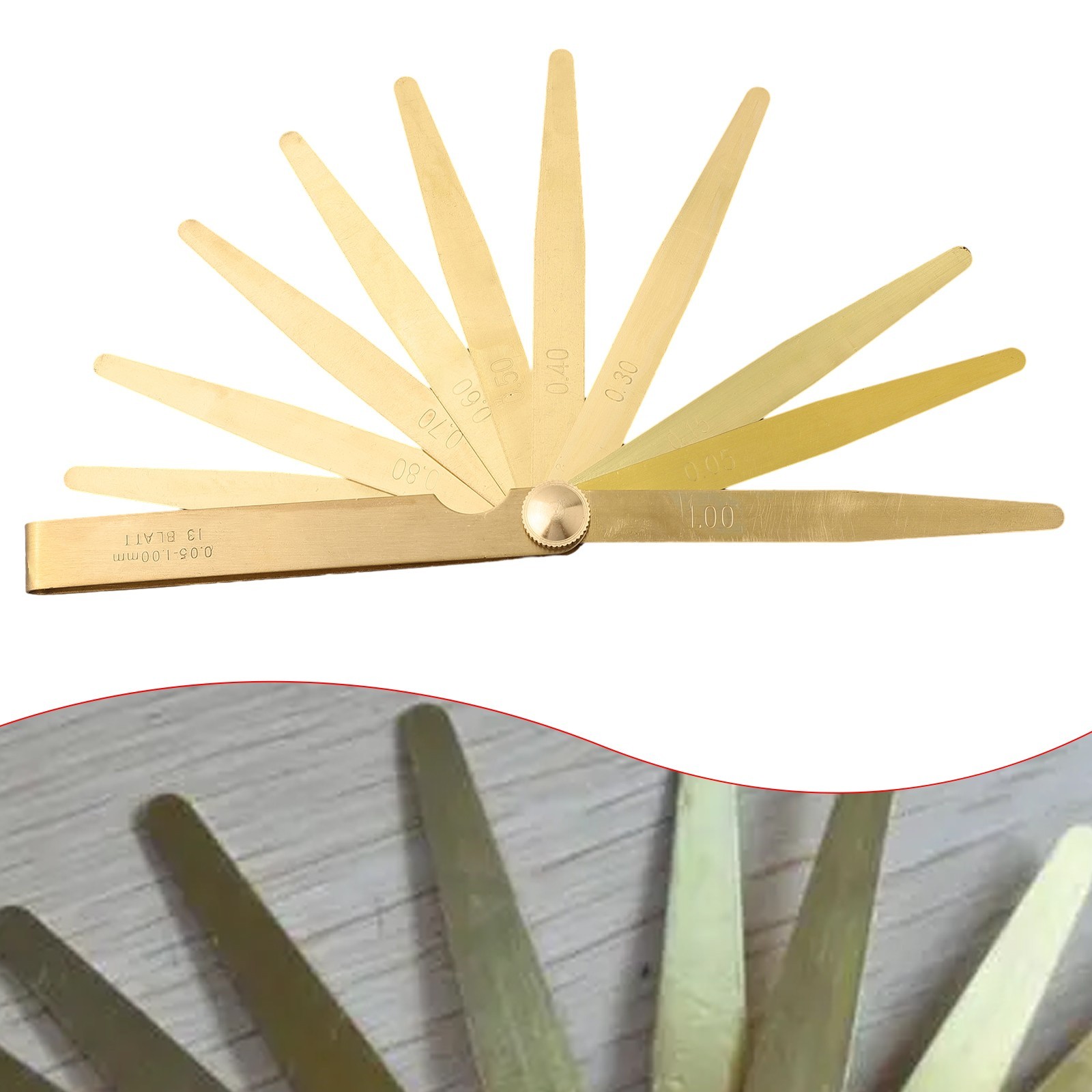 Feeler Gage Engineers Feeler Gauge High Precision Suitable For Designers