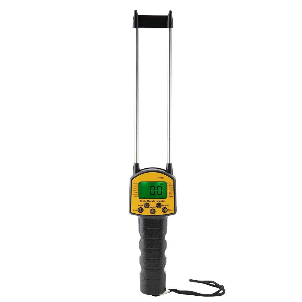 AR991 Digital LCD Grain Moisture Meter for Wheat Corn Rice Peanut Soybean