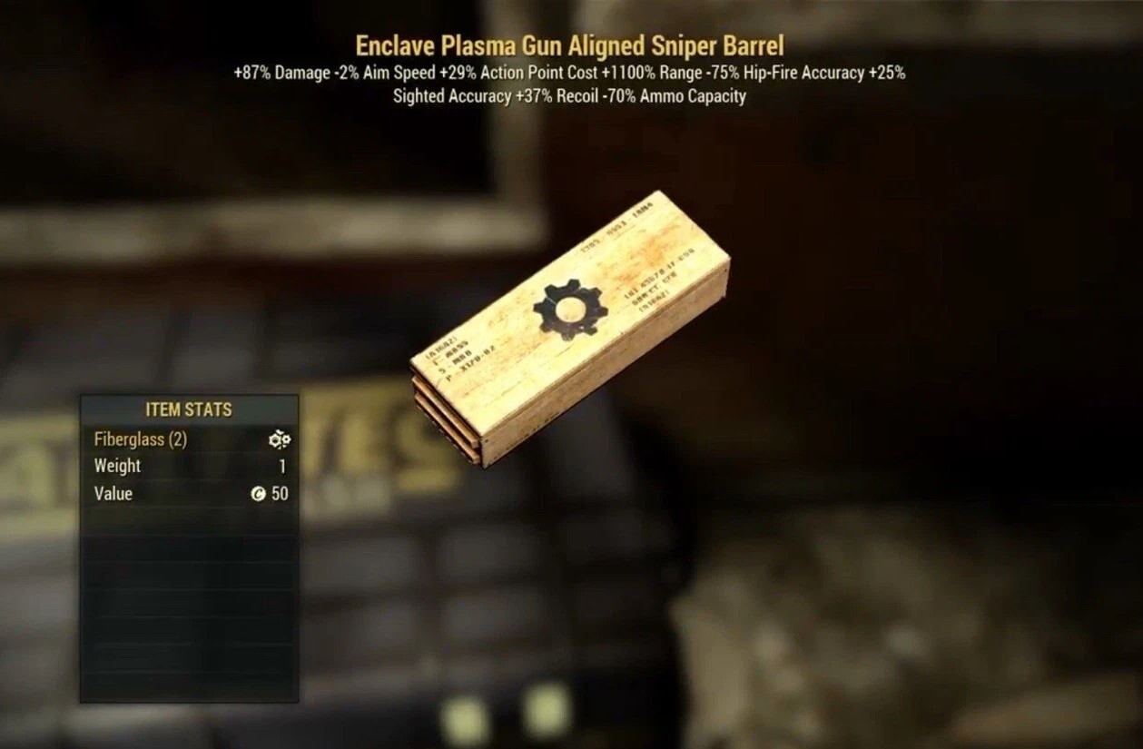(Xbox) Enclave Plasma Gun Aligned Sniper Barrel Box Mod