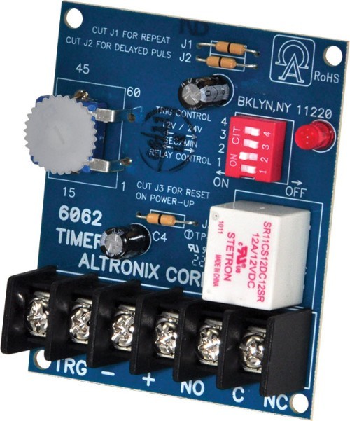 Altronix 6062 1 Sec to 60 Min 12/24VDC Multi-Purpose Timer