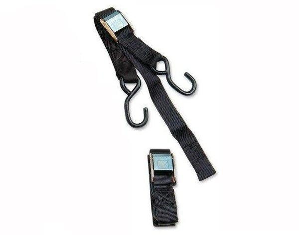 Parts Unlimited TD00300 Heavy Duty Cam Buckle Tie-Down with Built-In Assist - Bl