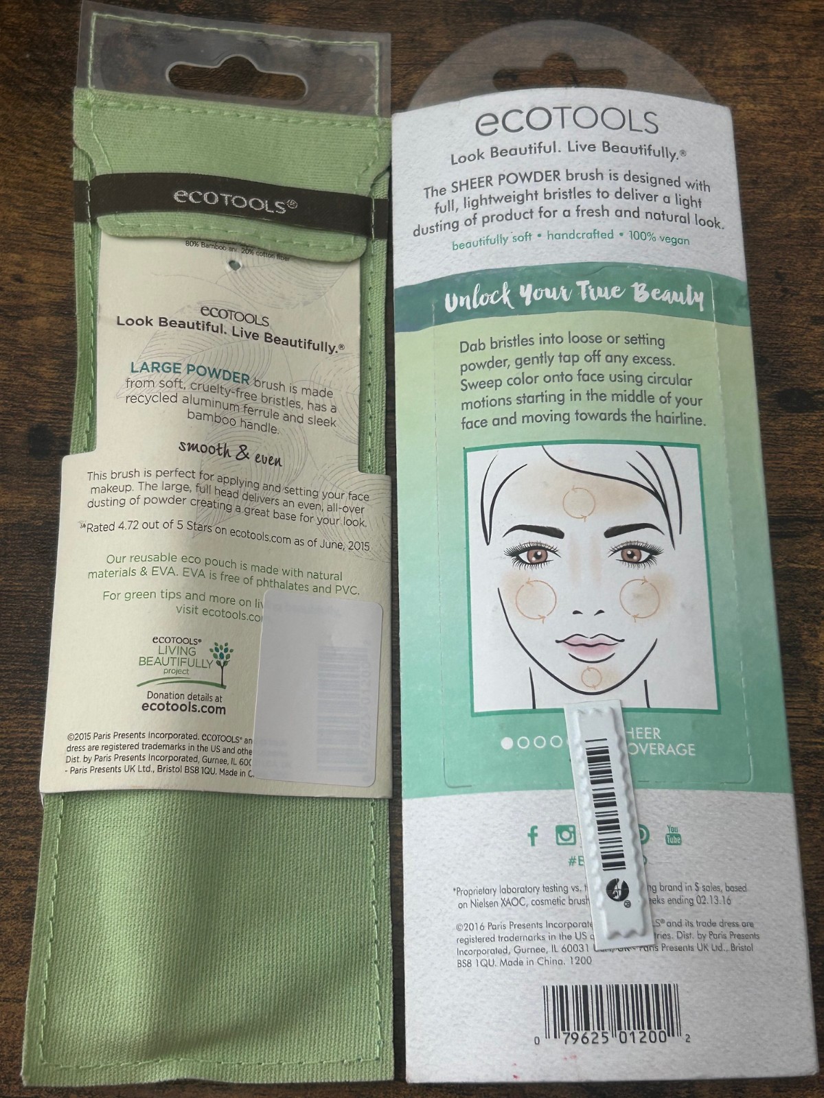 EcoTools Large Powder Brush, 1200 Packaging may vary 2 Pack