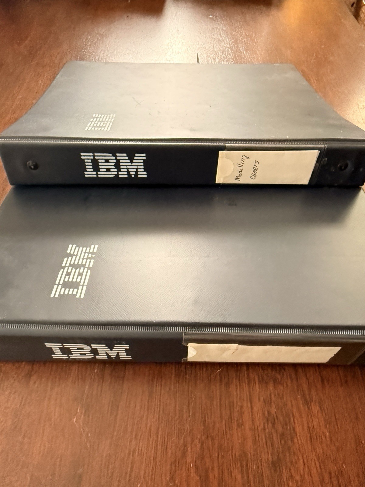 Vintage Original IBM 3 Ring Binder X 2