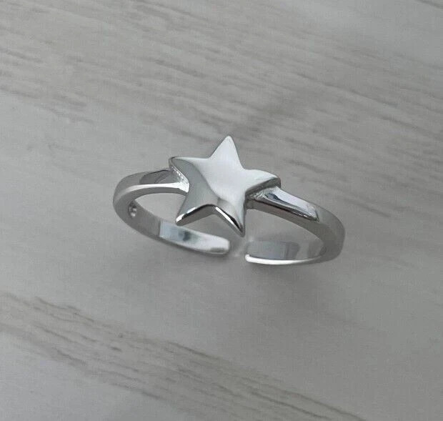 New Year Gift For Women's Adjustable Toe Ring Solid Metal 925 Sterling Silver