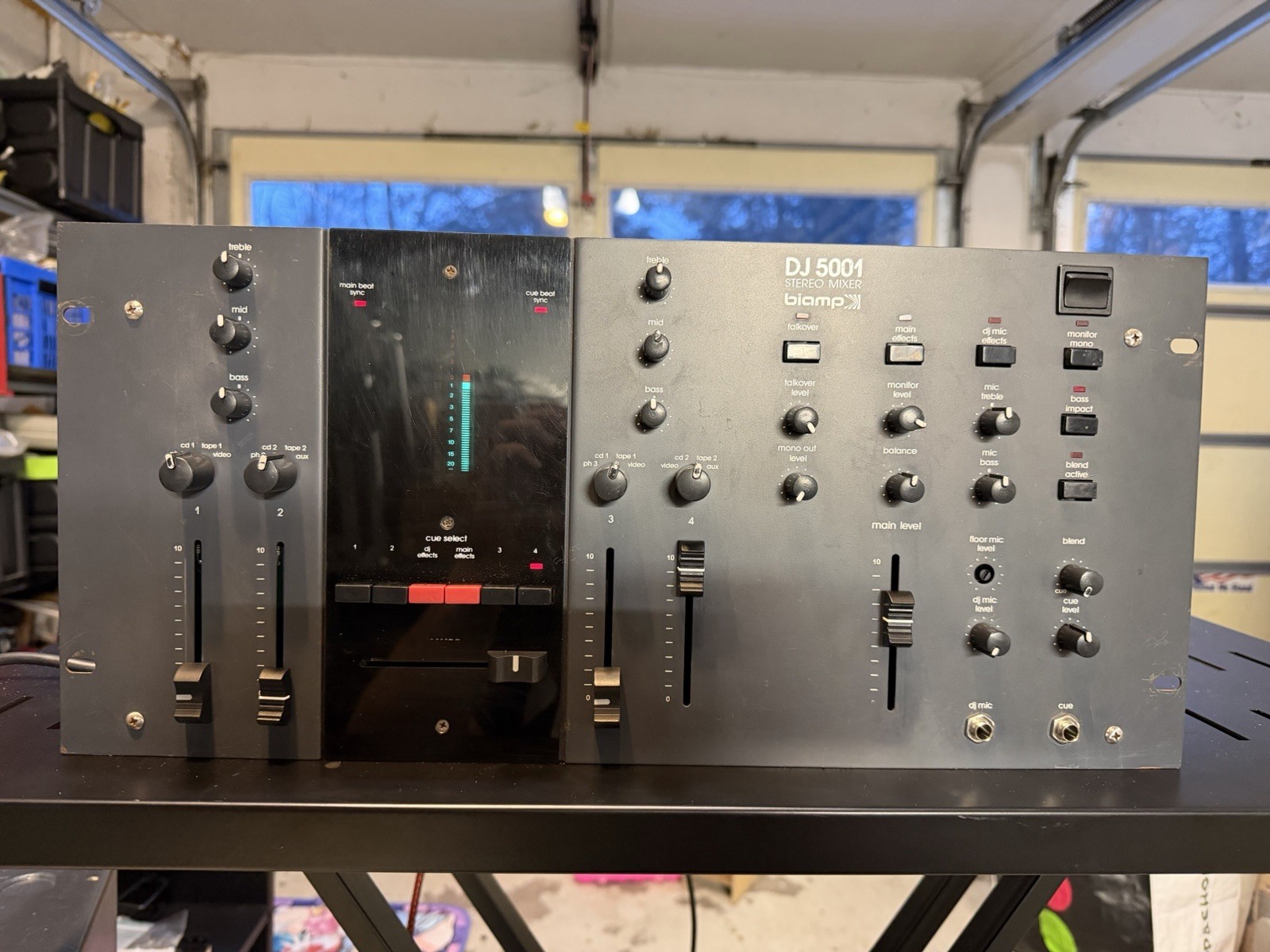 BIAMP DJ5001 STEREO CLUB DJ PRO DISCO MIXER DJ 5001 MADE IN USA 19" RACKMOUNT