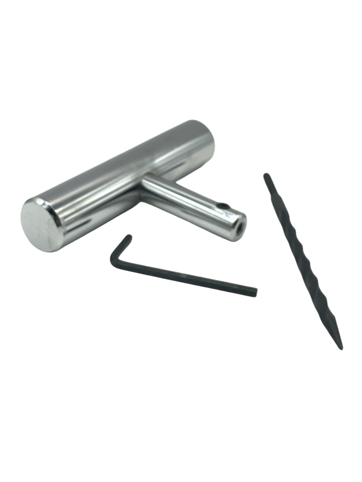 Solid T-Handle Tire Plug Insertion Repair Tool Set Split Eye /Probe+ Free Plugs