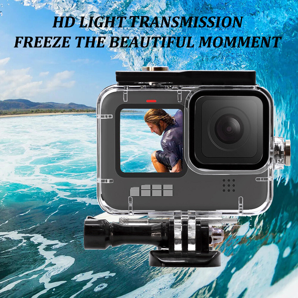 For GoPro HERO 13 12 11 10 Black Waterproof Diving Underwater Housing Case Cover