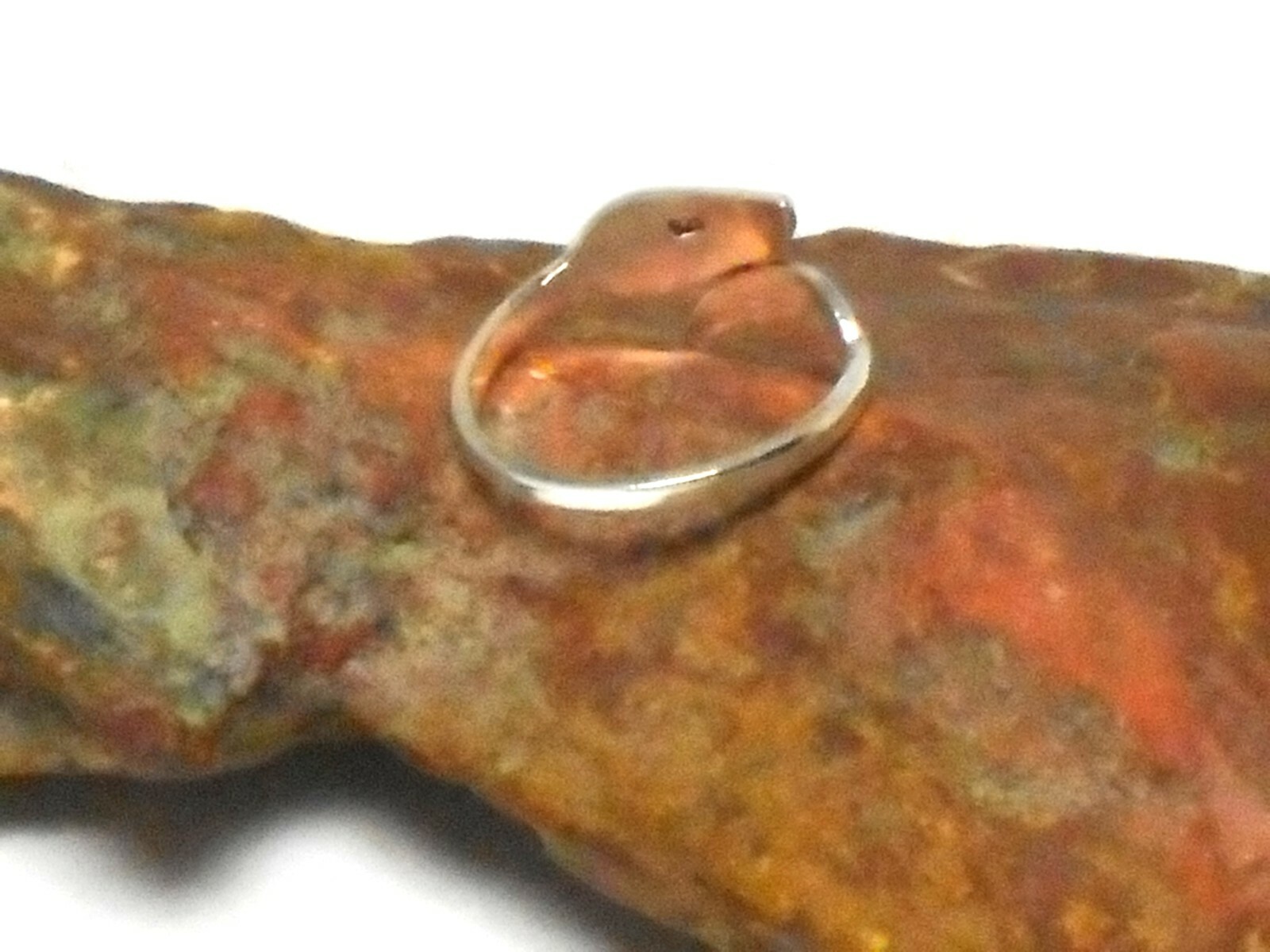 Adjustable Leaf Design TOE RING Sterling Silver 925 - Gift Boxed
