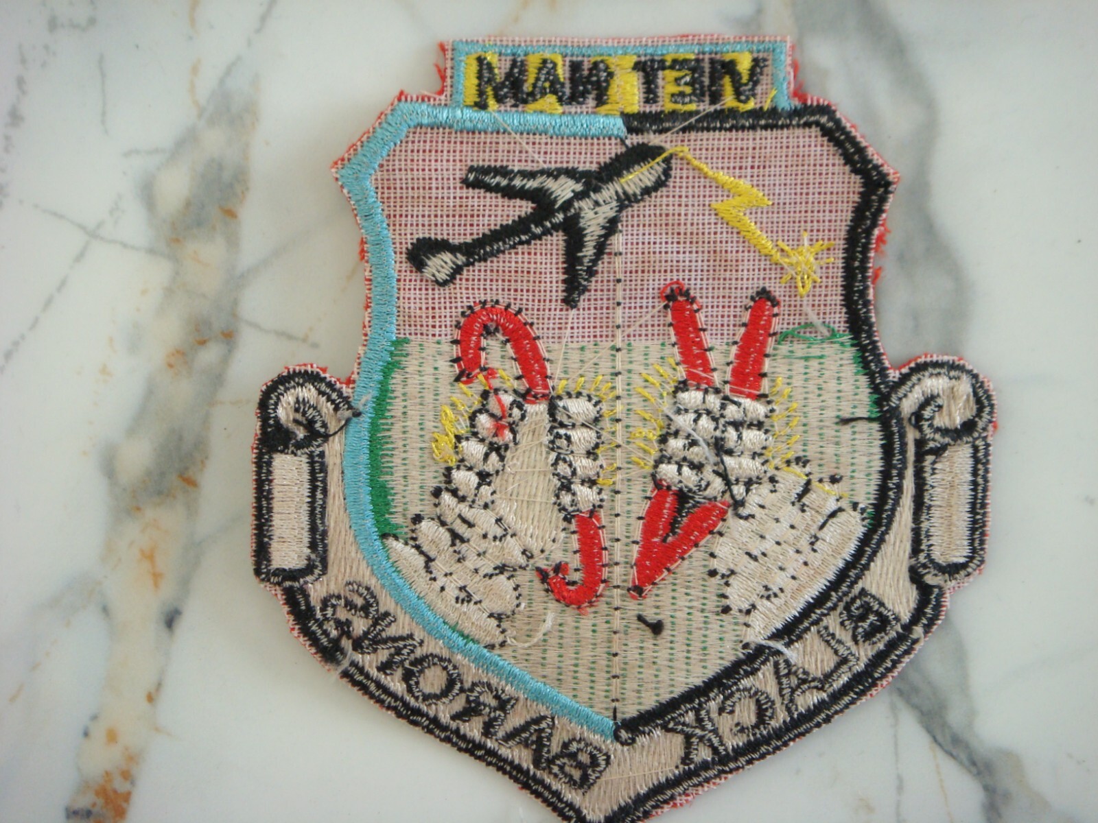 USAF 4133rd BOMB WINGS " BLACK BARONS ", VIETNAM WAR PATCH