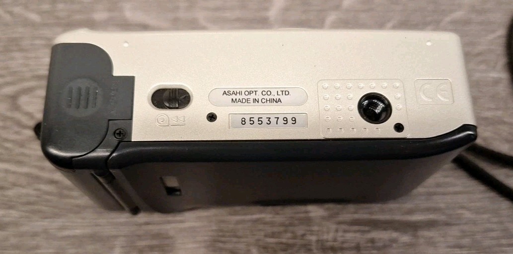 Pentax PC-5000 35mm Film Point and Shoot Camera Silver Tested