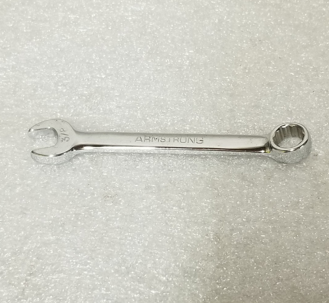 Armstrong 25-112 Combination Wrench Short-Rugular 3/8" Made in USA