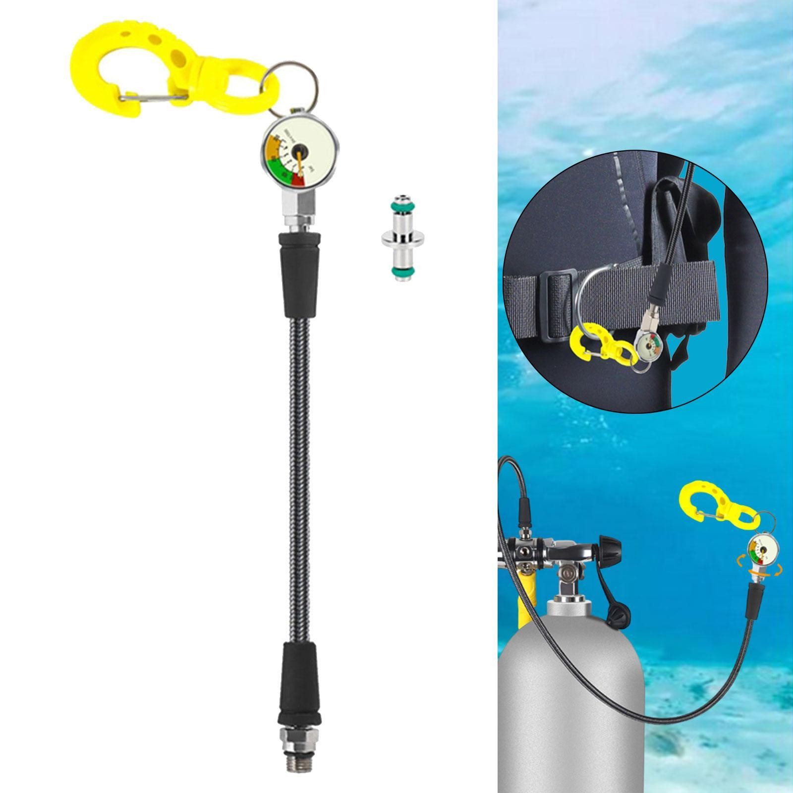 Diving Scuba Pressure Gauge Diving Attachment for Men Women Accessory Multiuse
