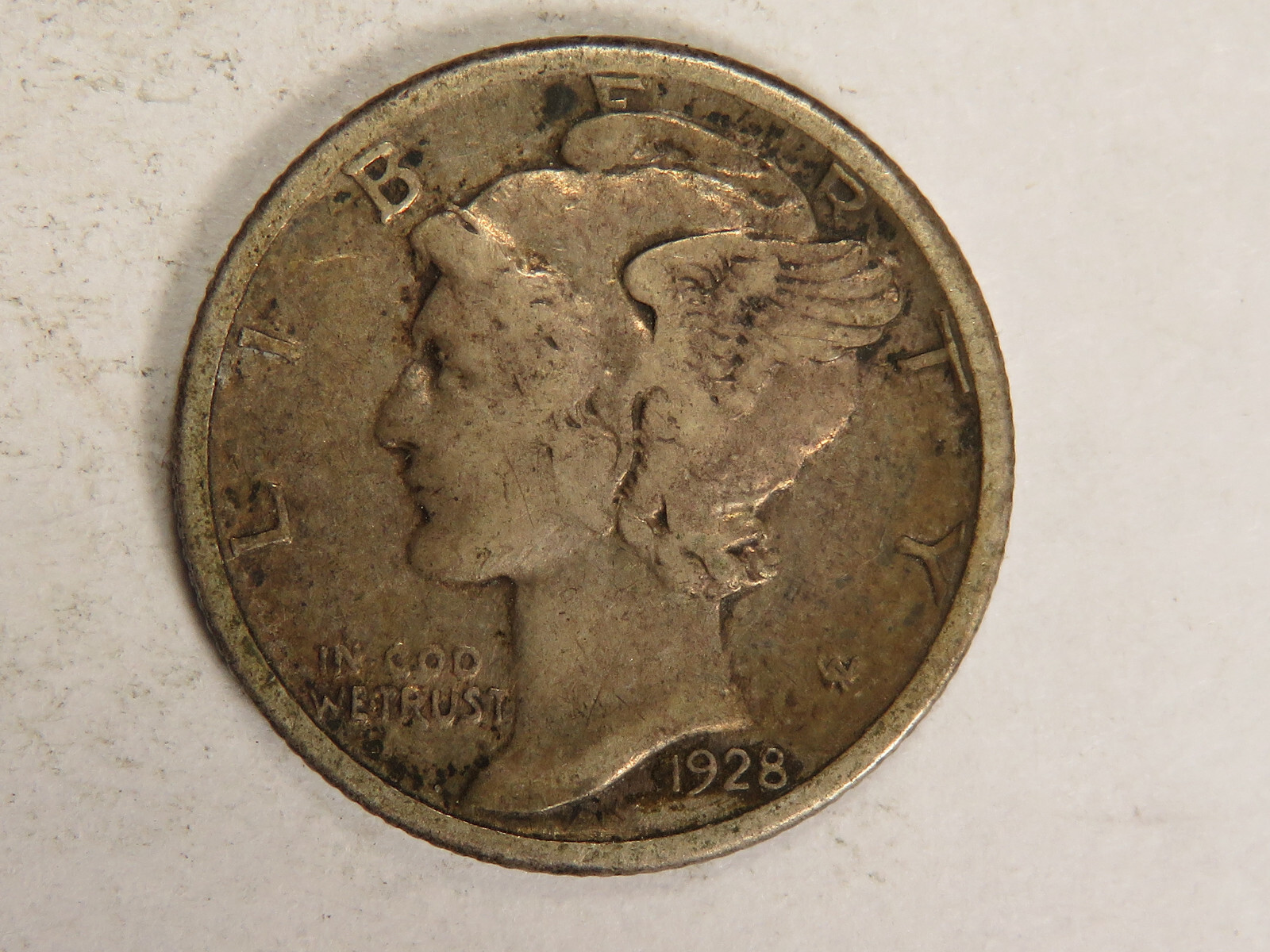 1928-S Mercury Dime, XF