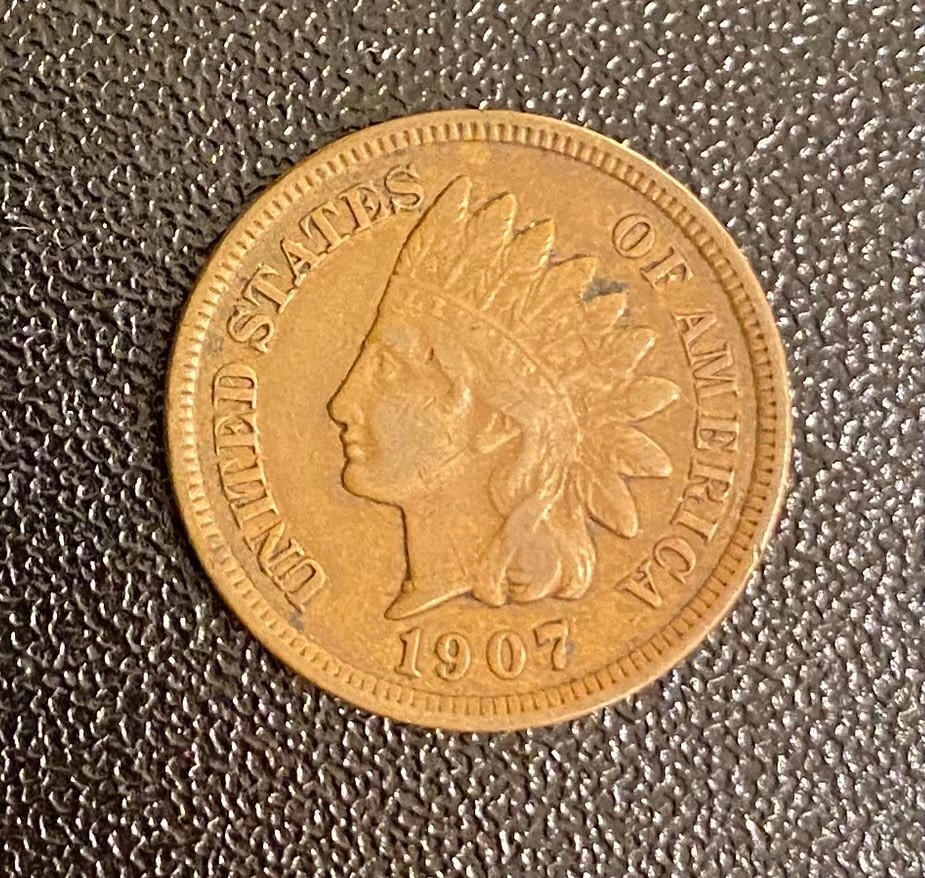 1907 Indian Head Penny - F/VF condition
