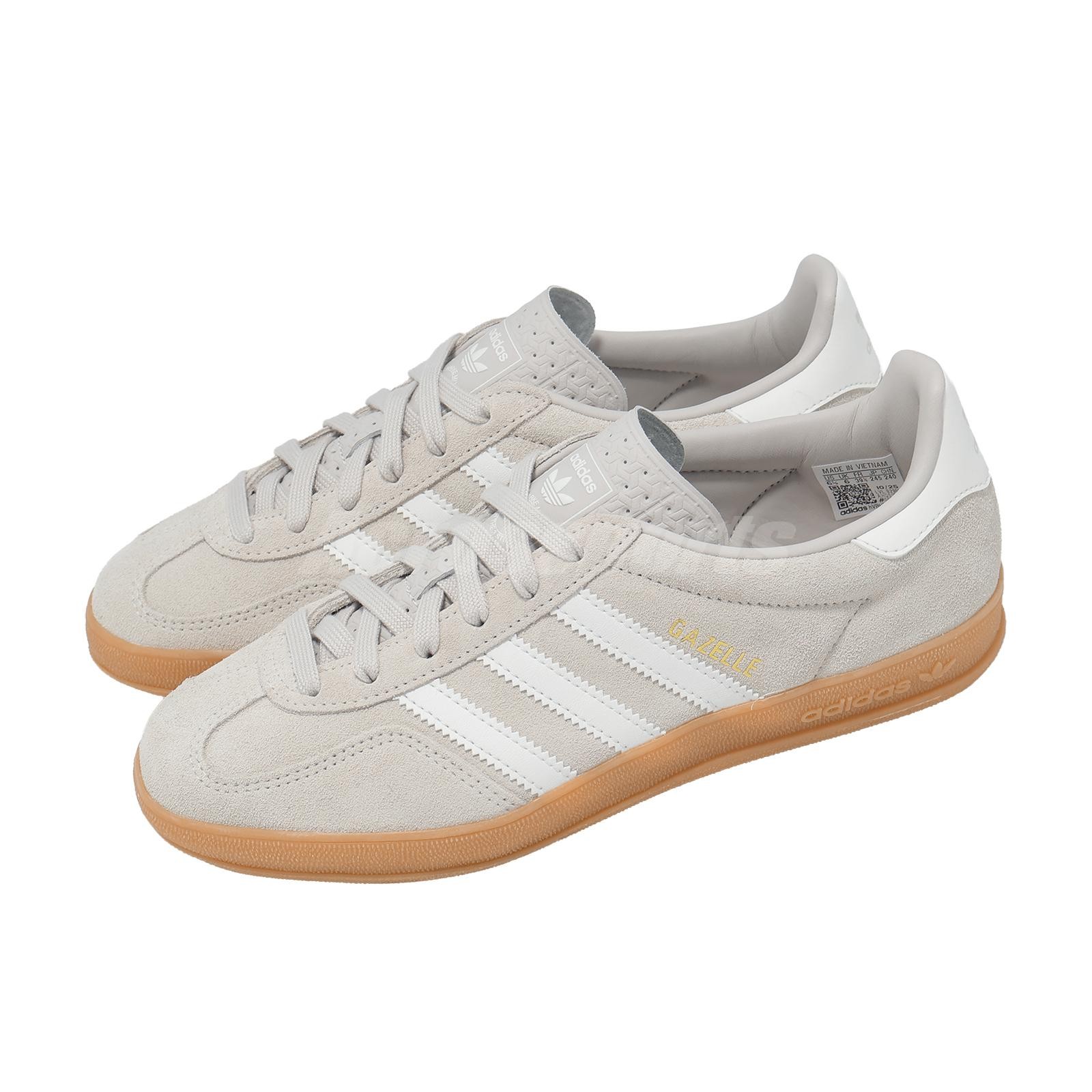 adidas Originals Gazelle Indoor Chalk Pearl Core White Gum Men Unisex HQ5153