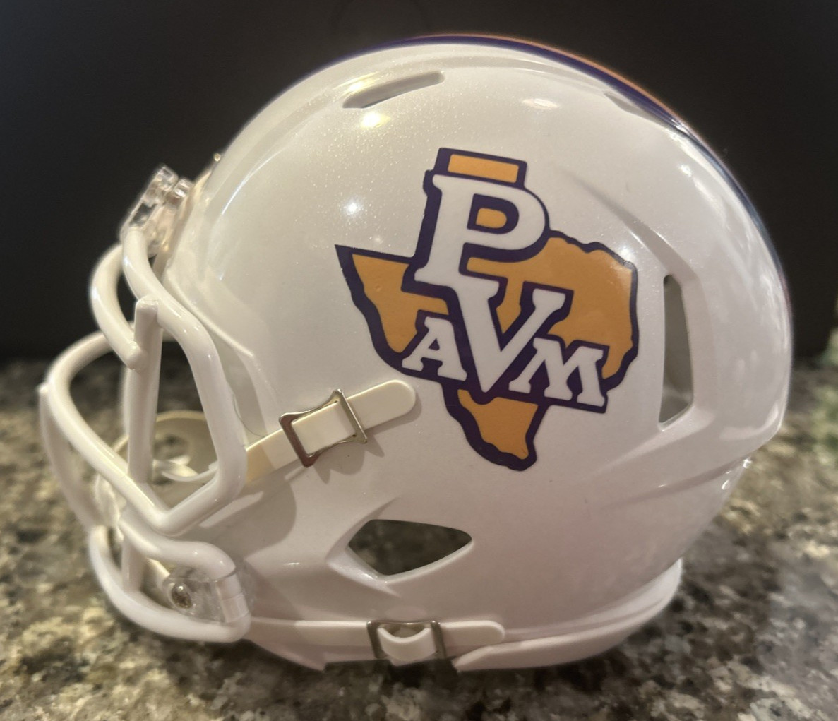 Prairie View A&M Panthers Custom Mini Helmet Riddell 4" Speed Style