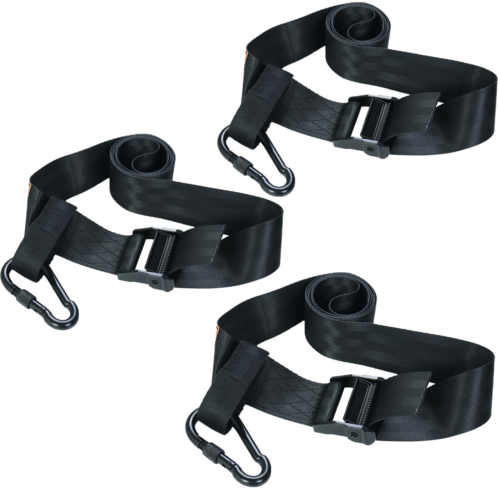 Tree Stand Safety Strap, Hunting Safety Harness Tree Strap With Carabiners, Q...
