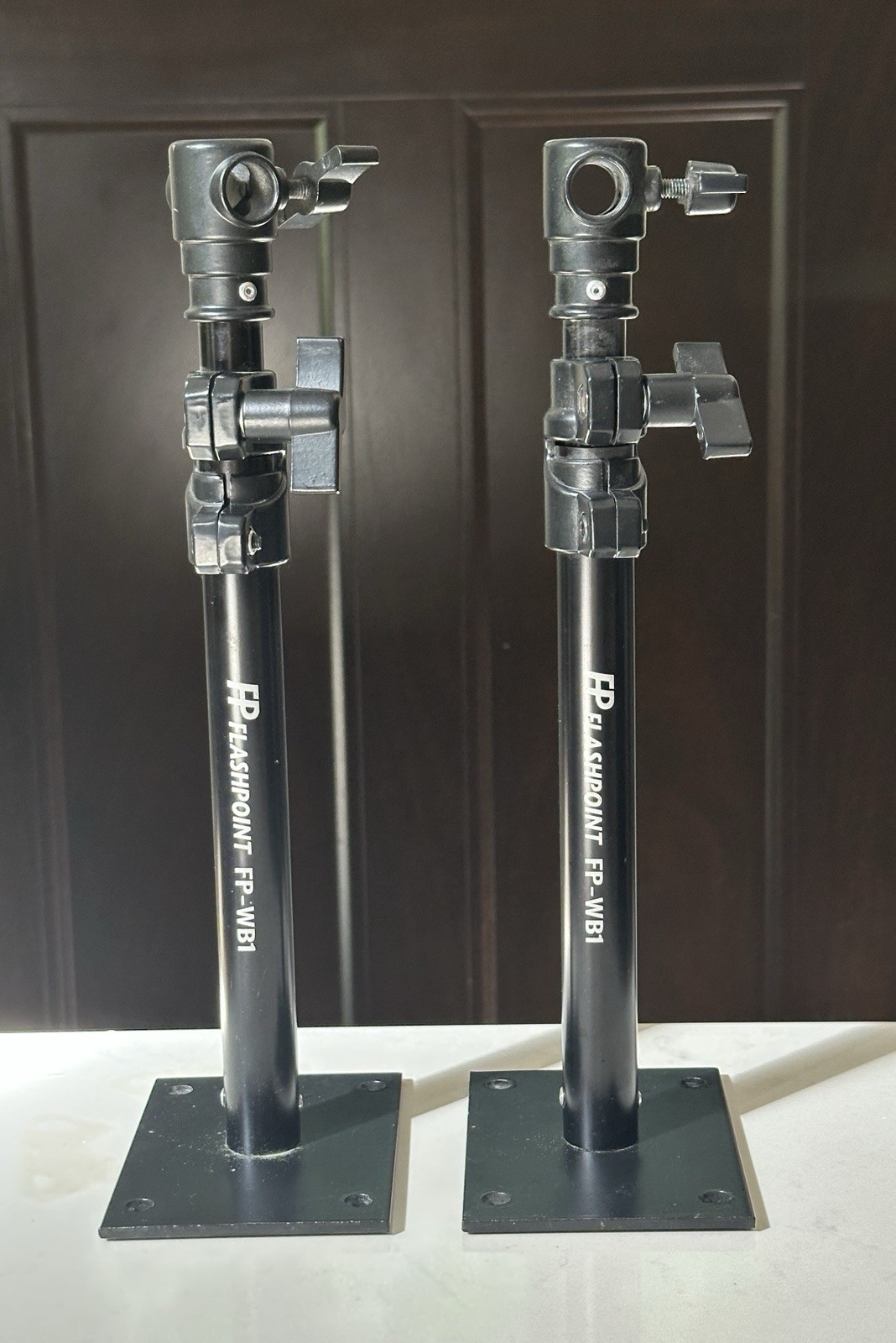 Flashpoint FP-WB1 Wall Mount Arms Mounting Plates Set READ Will Separate