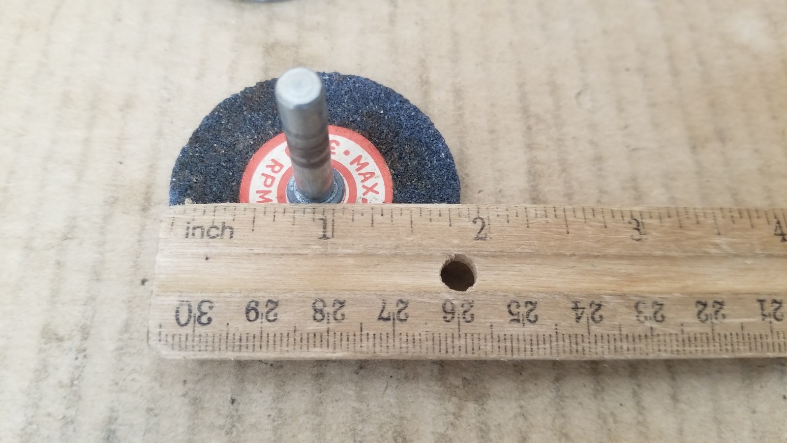 2pc Fuller Japan Grinding Wheel Drill attachment sharpening stone , VGC
