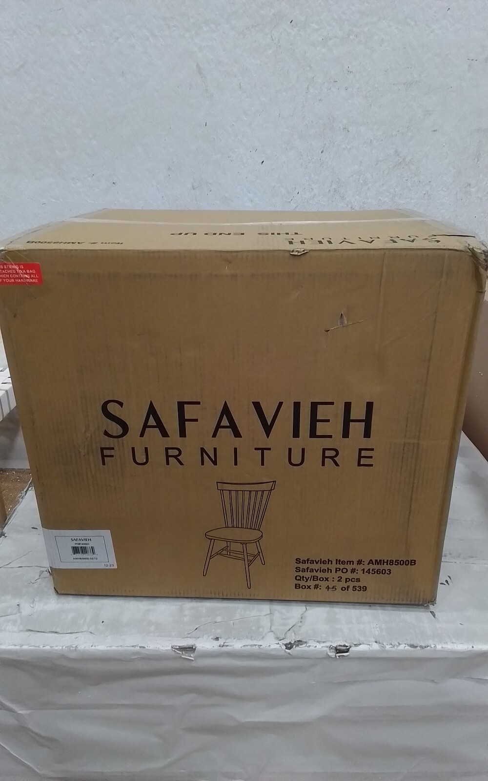 Safavieh PARKER SPINDEL SIDE CHAIR, Reduced Price 2172734605 AMH8500B