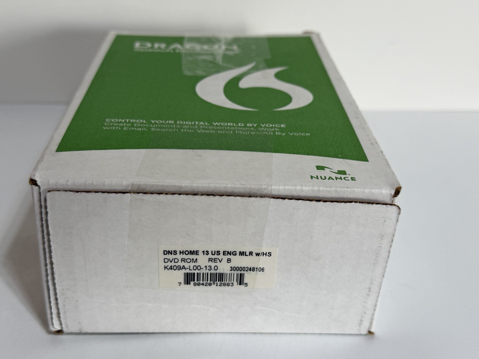 Nuance Dragon NaturallySpeaking Home 13 Speech Recognition Software New
