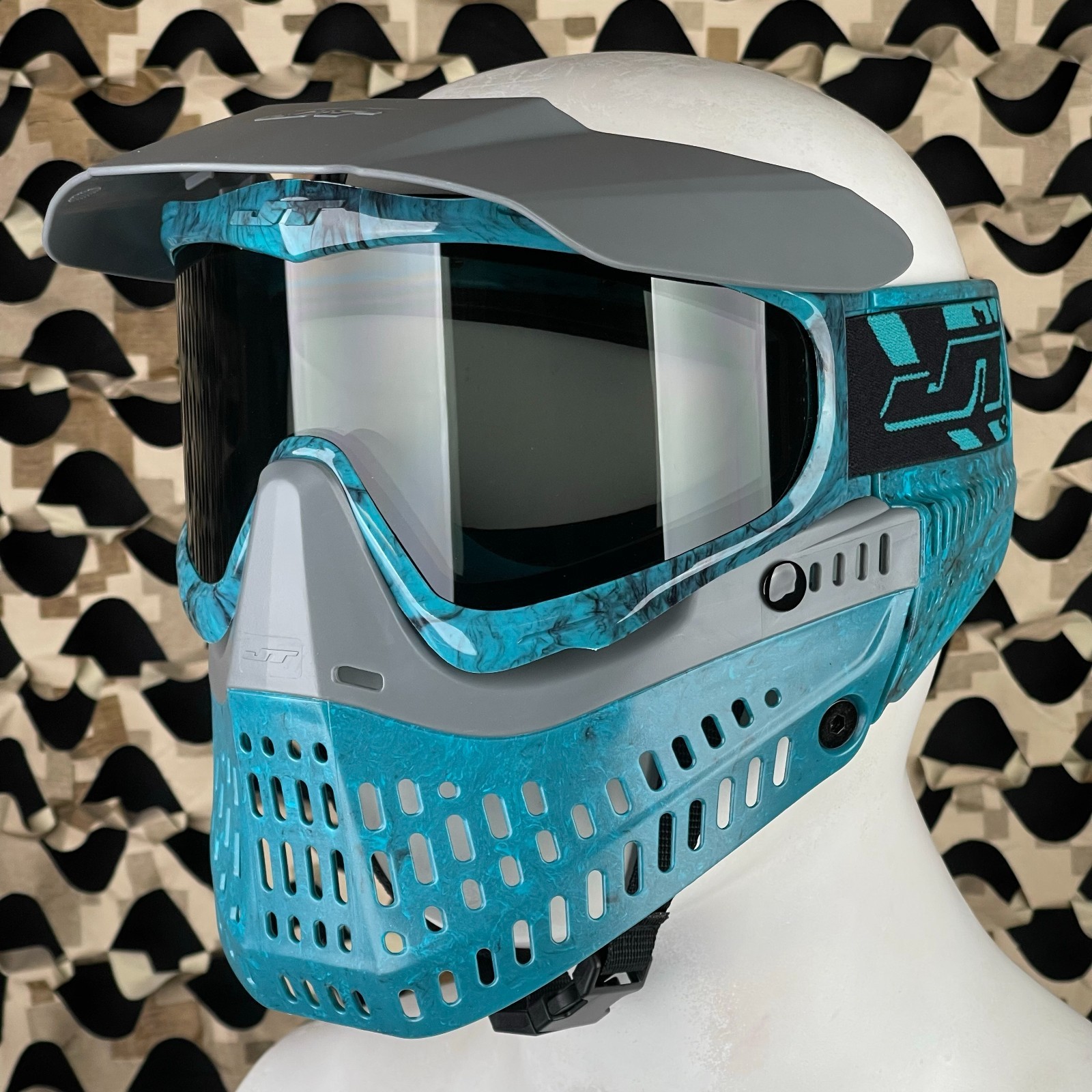 NEW JT ProFlex Paintball Mask - Marble X-Factor Edition w/ Clear Lens