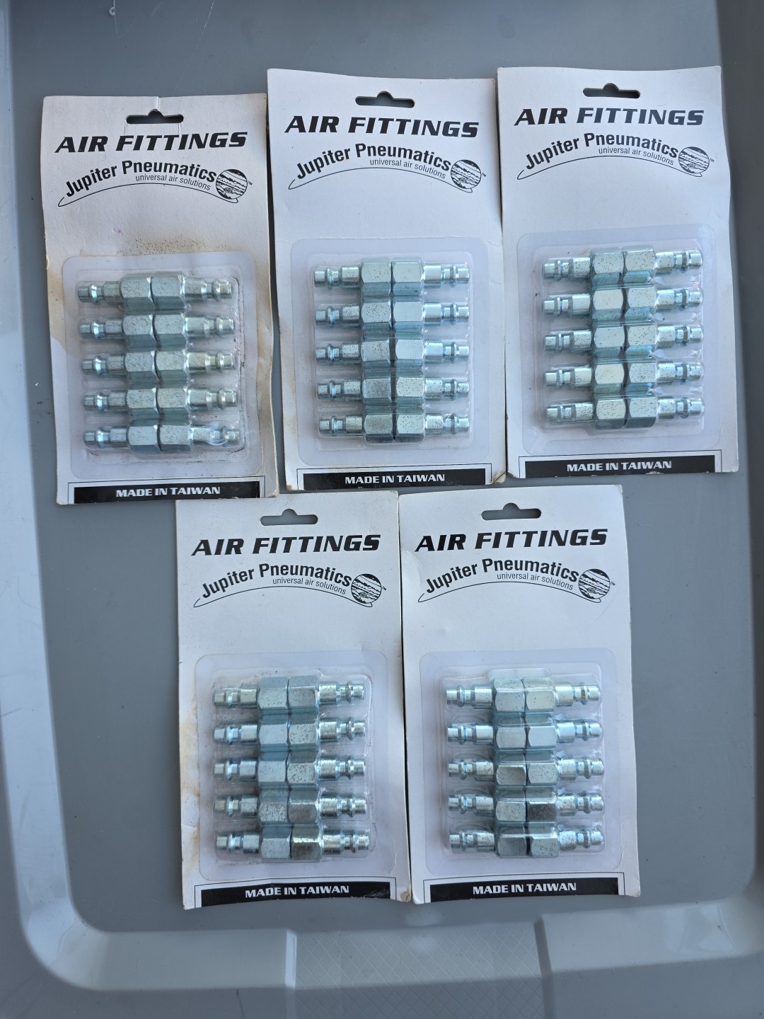 Jupiter Pneumatics Air Fittings Female 1/4" Body 1/4" FPT, 5 Packs Of 10