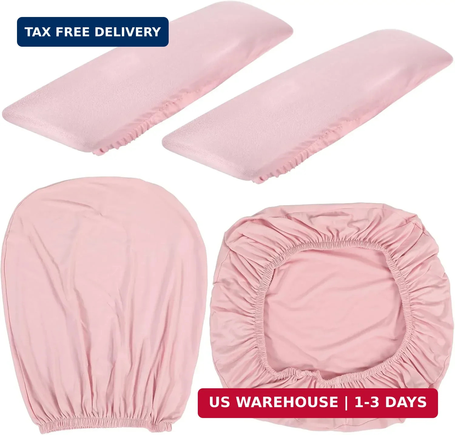 4 Pcs Office Chair Covers Set Computer Universal Protective Stretchable C