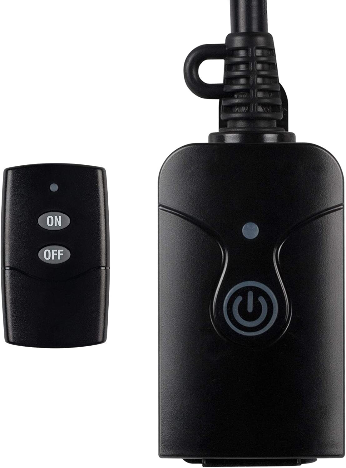 HBN Outdoor Indoor Wireless Remote Control 3-Prong Outlet 1 Remote 1 Outlet