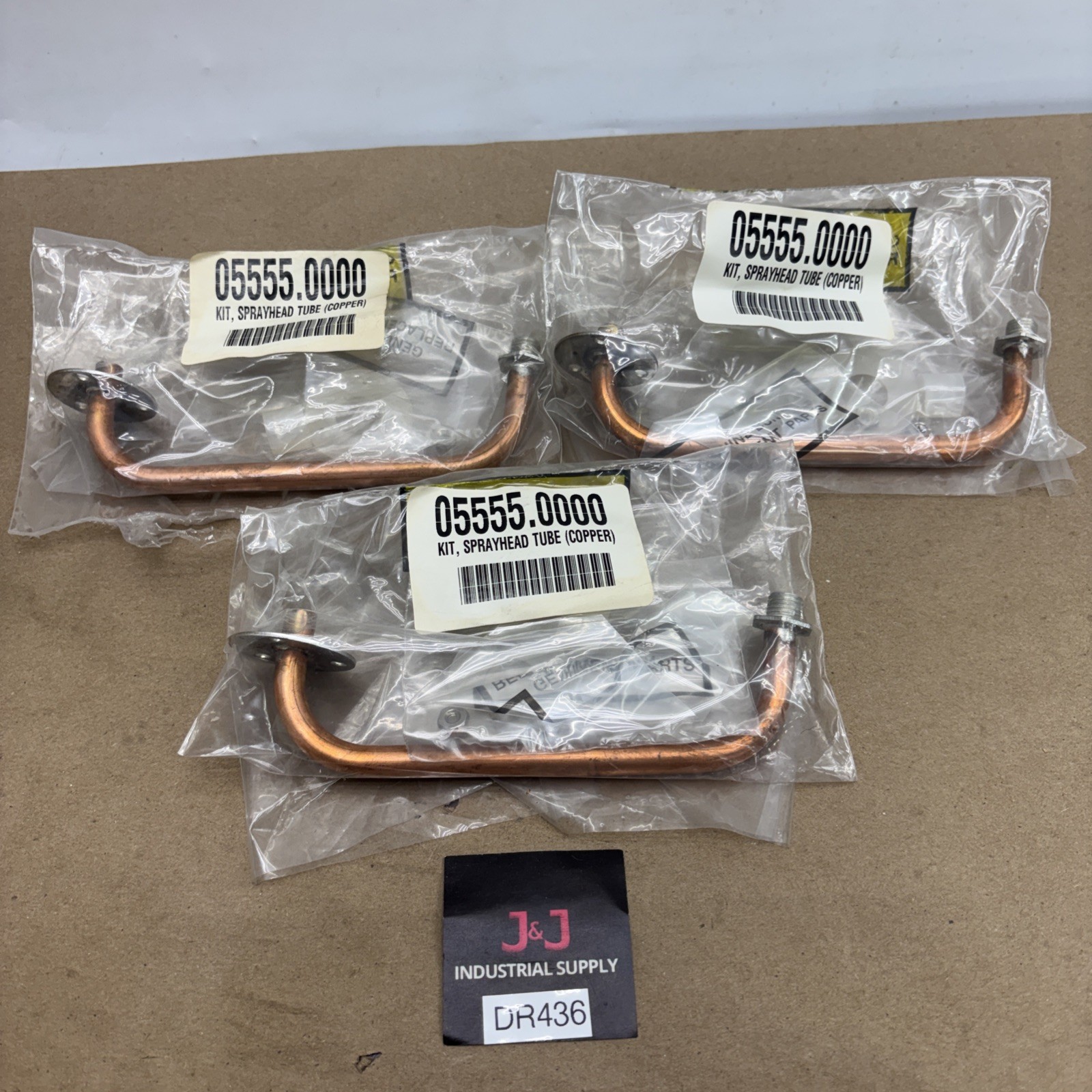 *NEW*lot Of (3)05555.0000 Bunn Kit, Sprayhead Tube (Copper)fast Shipping.