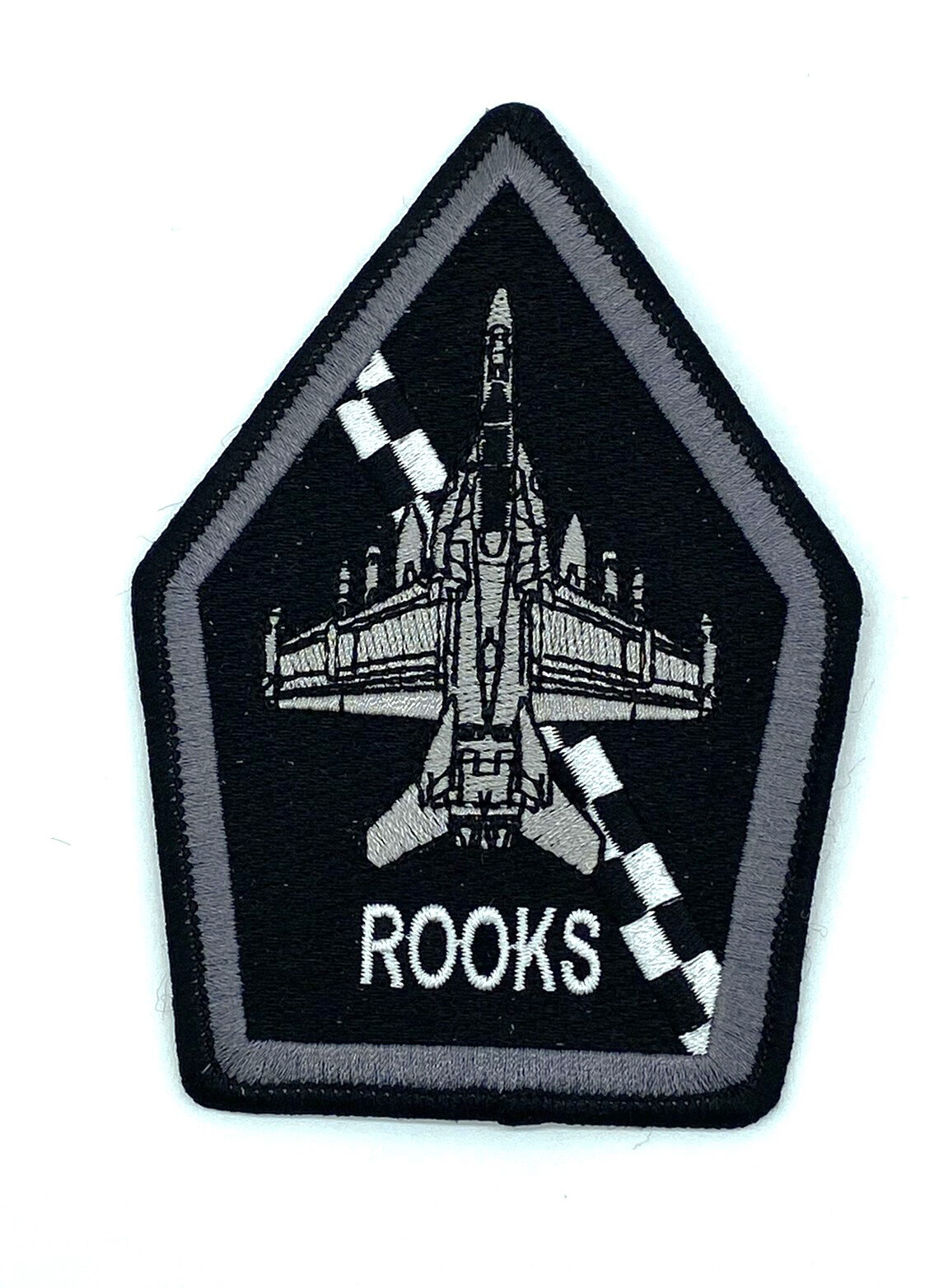 VAQ-137 Rooks EA-18 Coffin Shoulder Patch – Sew on, 4.5"