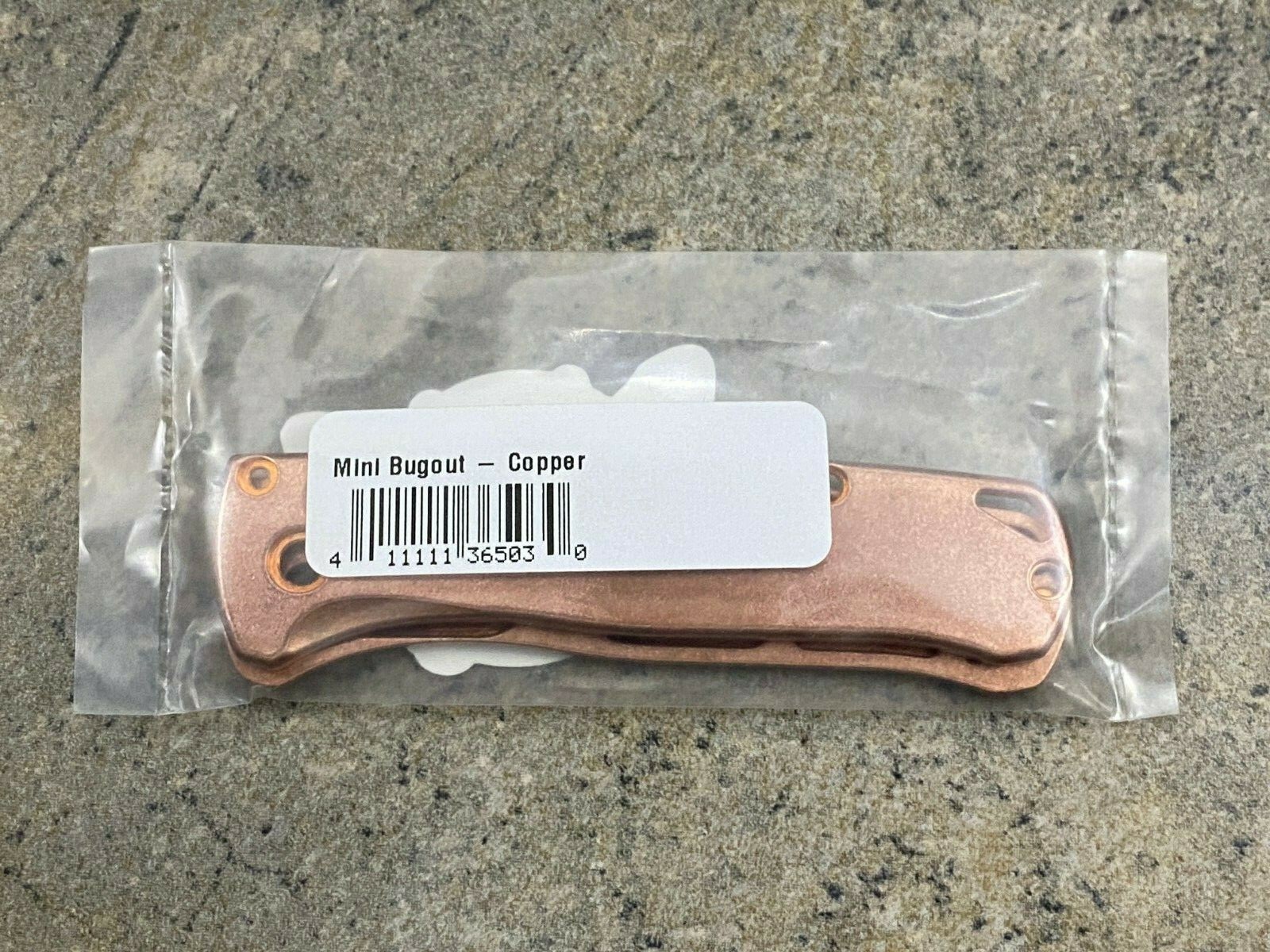 Flytanium Copper Scales for Benchmade Mini Bugout FLY676 Antique Stonewash