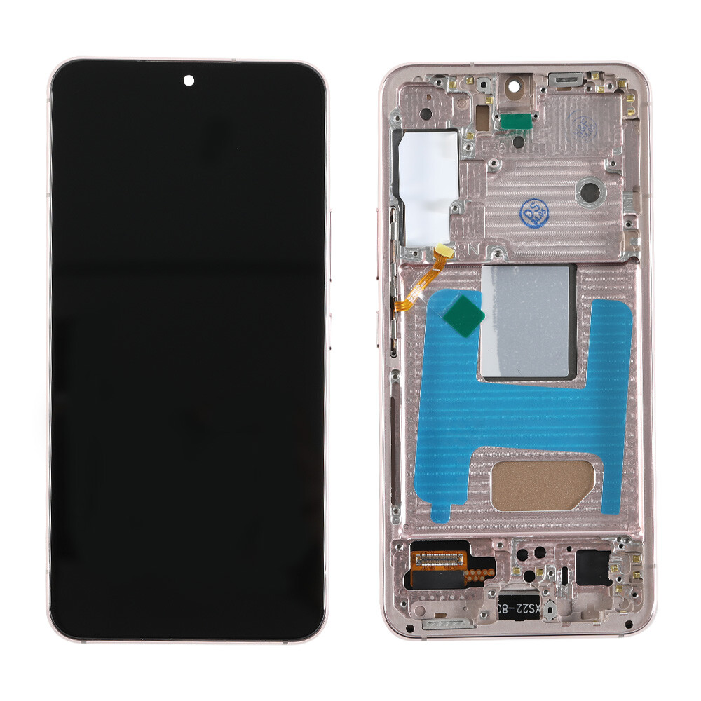 Small LCD Display Touch Screen Frame Assembly Replacement For Samsung Galaxy S22